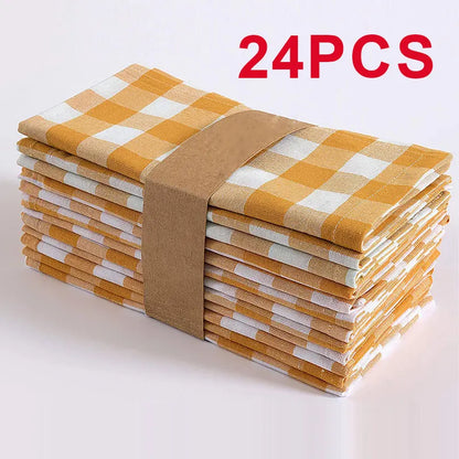 Tablecloth Napkin Set - Reusable Polyester Pads for Kitchen  Dining - ZOOMNSTORE