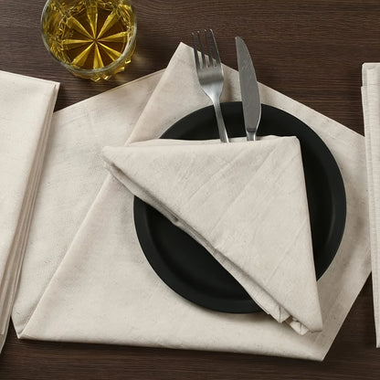 Tablecloth Napkin Set - Durable Polyester Pads for Kitchen  Dining - ZOOMNSTORE