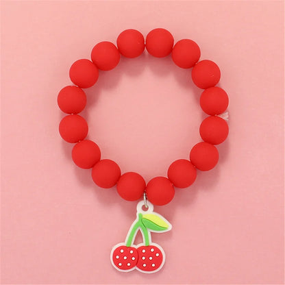 Cute Popcorn Beads Bracelet - Friendship Jewelry for Girls with Star Moon Cloud and Flower Accents - ZOOMNSTORE