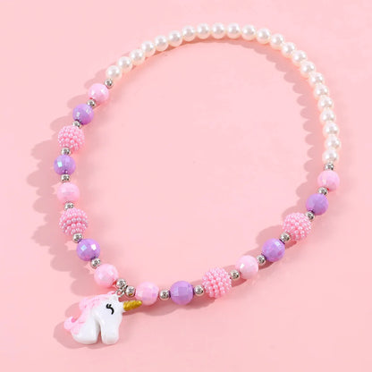 Cute Popcorn Beads Bracelet - Friendship Jewelry for Girls with Star Moon Cloud and Flower Accents - ZOOMNSTORE