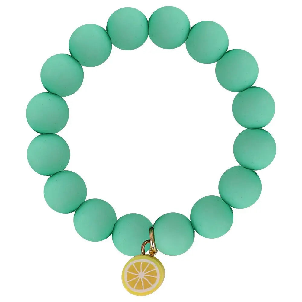 Cute Popcorn Beads Bracelet - Friendship Jewelry for Girls with Star Moon Cloud and Flower Accents - ZOOMNSTORE