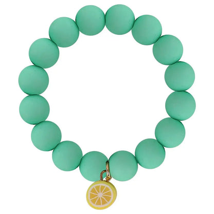 Cute Popcorn Beads Bracelet - Friendship Jewelry for Girls with Star Moon Cloud and Flower Accents - ZOOMNSTORE