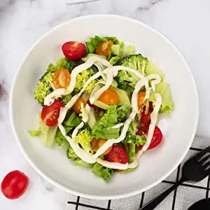 Porcelain Pasta Bowls Set - 22 Ounce Ceramic Serving Bowls 6 Pack Dishwasher Safe - ZOOMNSTORE