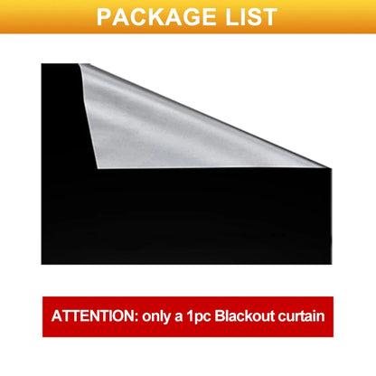 100% Blackout Curtain Removable Portable Travel Blocking Darkest Window Film Cloth Temporary DIY No Drill Blackout Curtains - ZOOMNSTORE