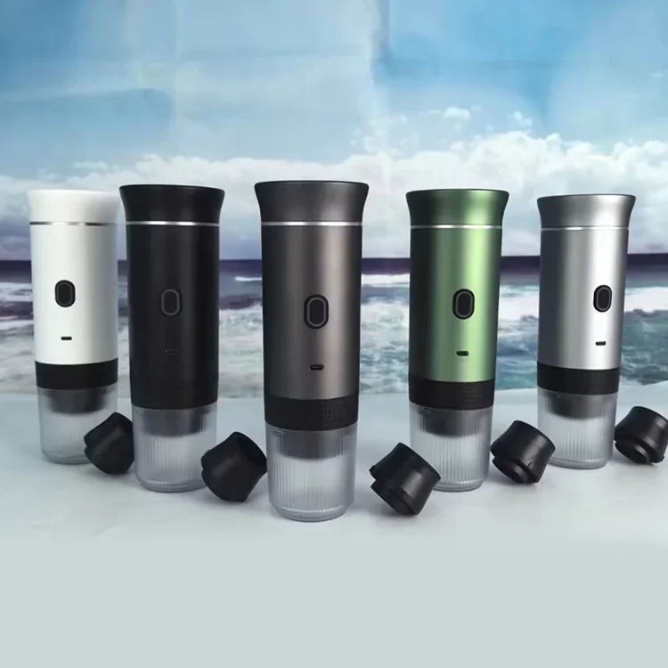 Portable 3-in-1 Wireless Espresso Coffee Maker for Car  Home - ZOOMNSTORE
