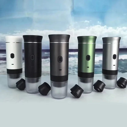 Portable 3-in-1 Wireless Espresso Coffee Maker for Car  Home - ZOOMNSTORE