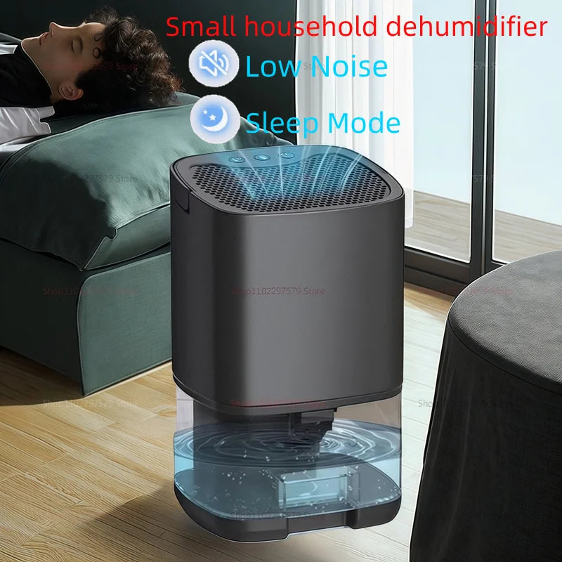 Portable Smart Air Purifier  Dehumidifier - Silent Home Deodorizer for Bedroom Office Kitchen - ZOOMNSTORE