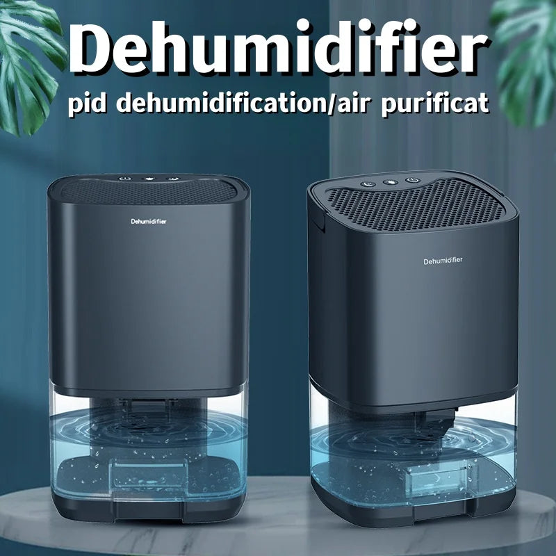 Portable Smart Air Purifier  Dehumidifier - Silent Home Deodorizer for Bedroom Office Kitchen - ZOOMNSTORE