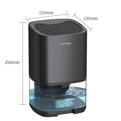 Portable Smart Air Purifier  Dehumidifier - Silent Home Deodorizer for Bedroom Office Kitchen - ZOOMNSTORE
