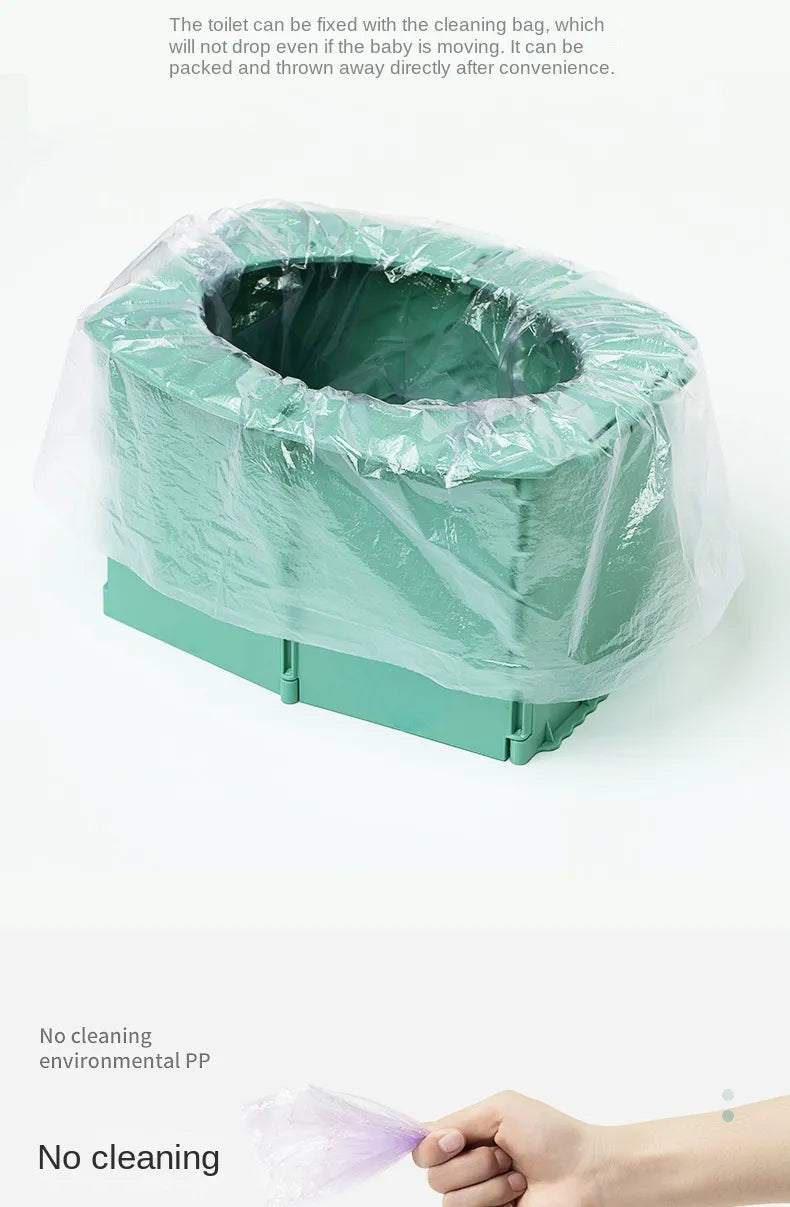 Portable Baby Potty – Foldable Potty Seat | Toddler Toilet Training Travel Child Seat - ZOOMNSTORE