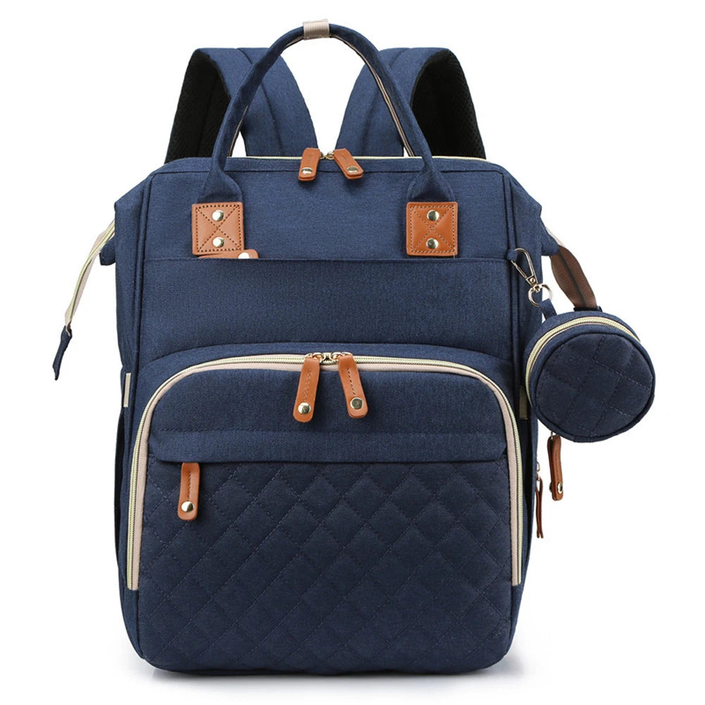 Quality Outdoor Portable Foldable baby Travelling bed backpack mommy bag fashion leisure large capacity infant carrier bag - ZOOMNSTORE