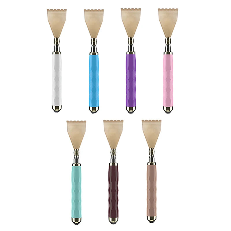 Portable Back Scratcher - Travel Back Tickling Tool with Plastic & Resin Scratch Massager Stick - ZOOMNSTORE