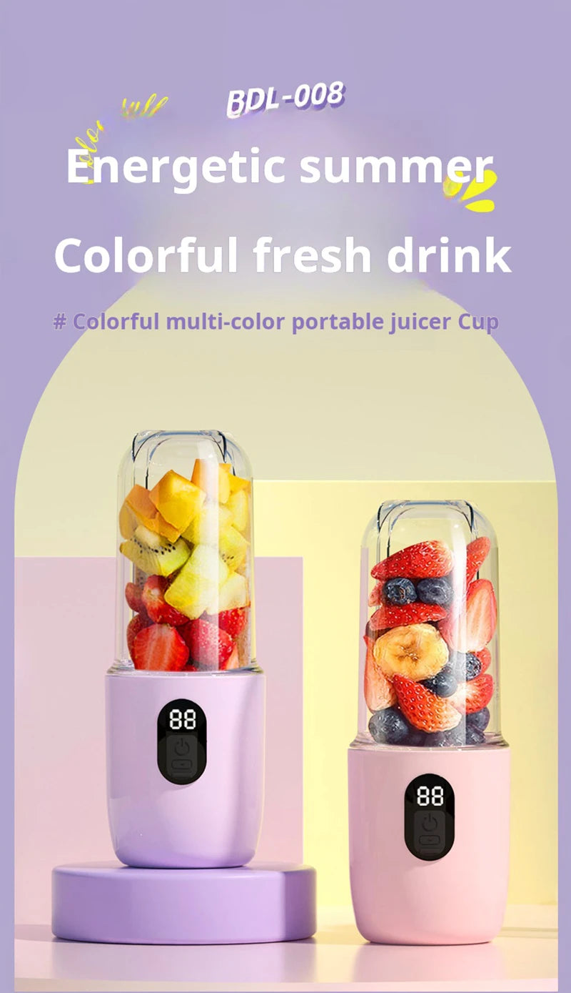 Xiaomi Portable USB Blender - Cordless Mini Juicer for Smoothies  Protein Shakes - ZOOMNSTORE