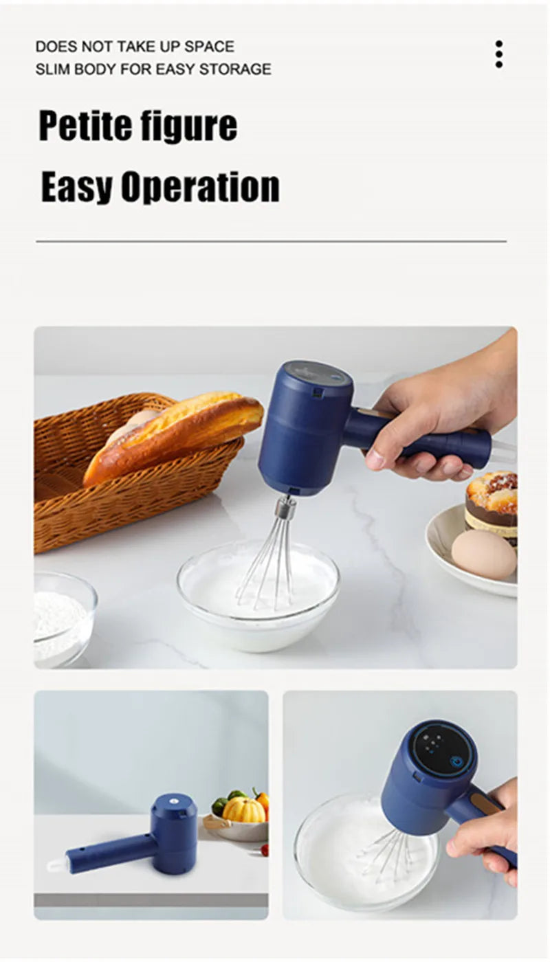 Portable Blender Mixer - Handheld Kitchen Mixer & Electric Food Processor Set - ZOOMNSTORE