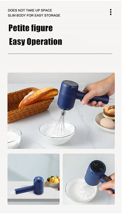 Portable Blender Mixer - Handheld Kitchen Mixer & Electric Food Processor Set - ZOOMNSTORE