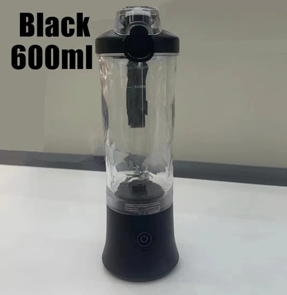 Portable 600ML Blender - USB Rechargeable Mini Juicer for Smoothies - ZOOMNSTORE