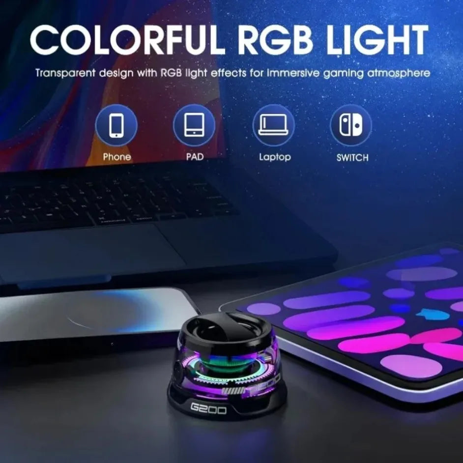 Portable Bluetooth Speaker – Magnetic Mini RGB Wireless Sound Box with Bass - ZOOMNSTORE