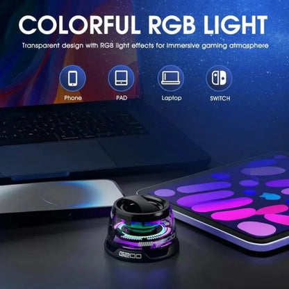 Portable Bluetooth Speaker – Magnetic Mini RGB Wireless Sound Box with Bass - ZOOMNSTORE