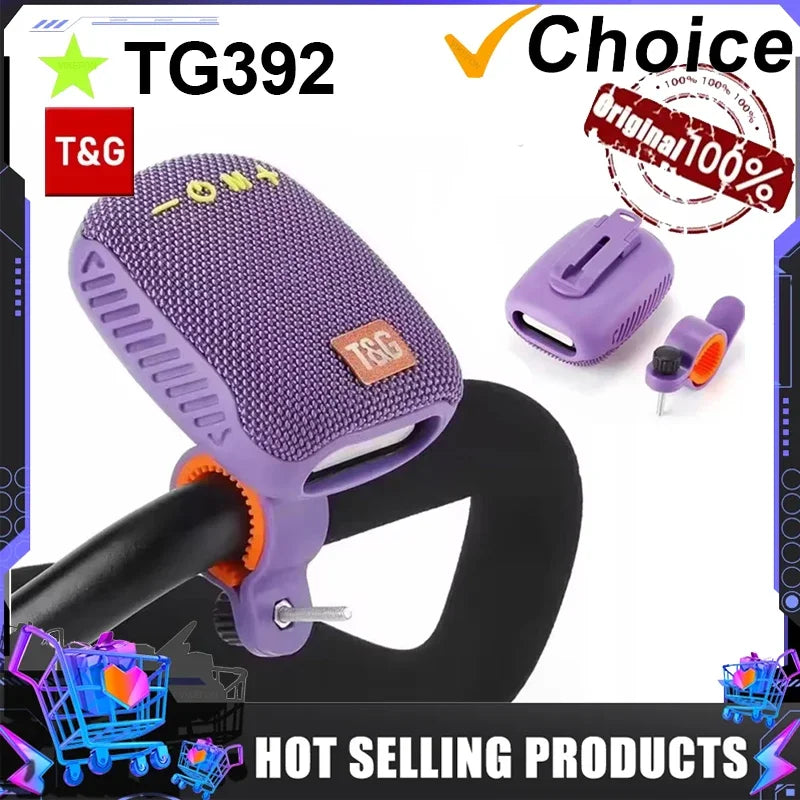 Portable Bluetooth Speaker - Waterproof Bike Handlebar Mount With FM Radio - ZOOMNSTORE