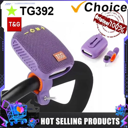 Portable Bluetooth Speaker - Waterproof Bike Handlebar Mount With FM Radio - ZOOMNSTORE