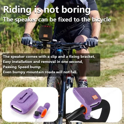Portable Bluetooth Speaker - Waterproof Bike Handlebar Mount With FM Radio - ZOOMNSTORE