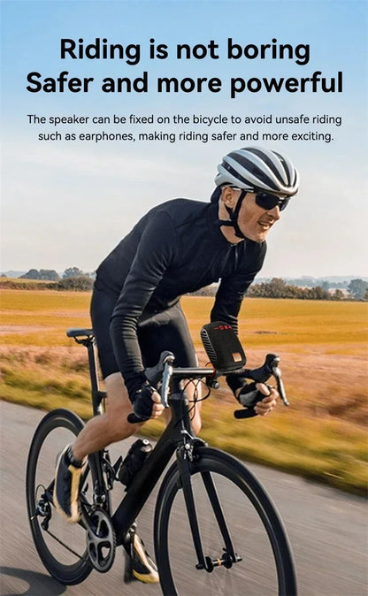 Portable Bluetooth Speaker - Waterproof Bike Handlebar Mount With FM Radio - ZOOMNSTORE