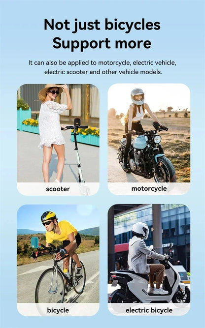 Portable Bluetooth Speaker - Waterproof Bike Handlebar Mount With FM Radio - ZOOMNSTORE