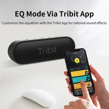 Portable Bluetooth Speaker - Tribit XSound Go | Waterproof Wireless Outdoor Speaker With 24 Hour Playtime - ZOOMNSTORE