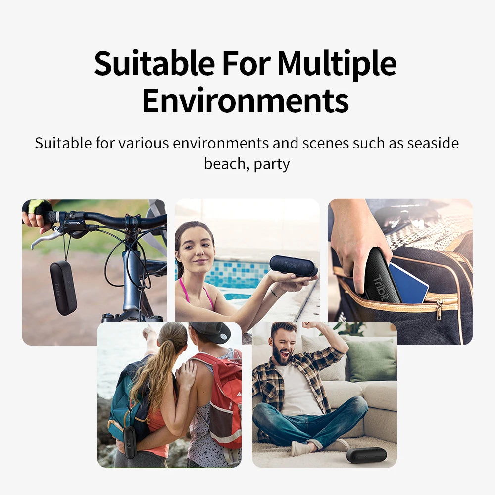 Portable Bluetooth Speaker - Tribit XSound Go | Waterproof Wireless Outdoor Speaker With 24 Hour Playtime - ZOOMNSTORE