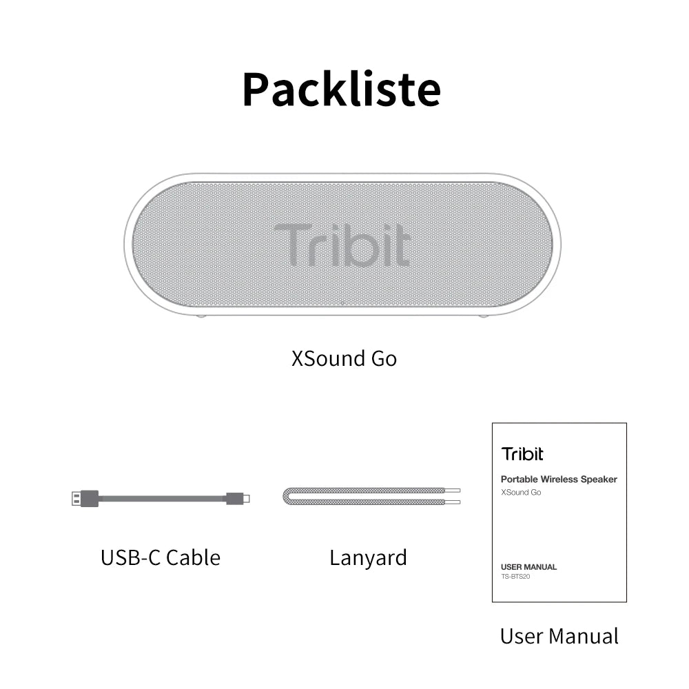 Portable Bluetooth Speaker - Tribit XSound Go | Waterproof Wireless Outdoor Speaker With 24 Hour Playtime - ZOOMNSTORE