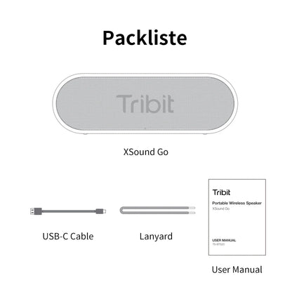 Portable Bluetooth Speaker - Tribit XSound Go | Waterproof Wireless Outdoor Speaker With 24 Hour Playtime - ZOOMNSTORE