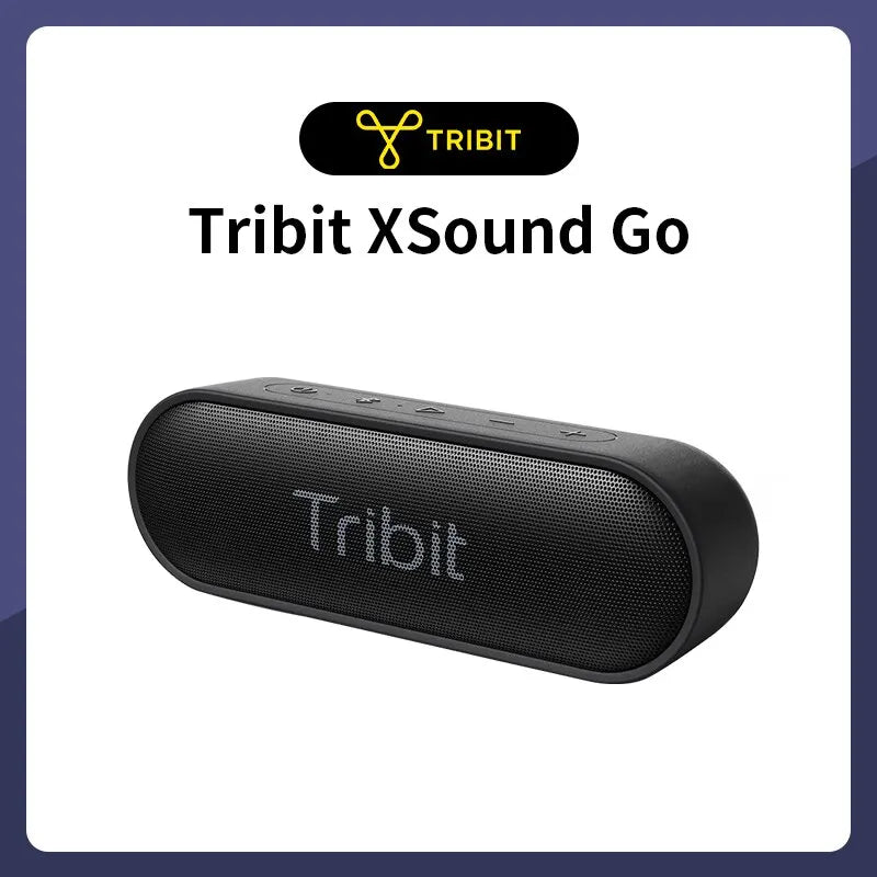 Portable Bluetooth Speaker - Tribit XSound Go | Waterproof Wireless Outdoor Speaker With 24 Hour Playtime - ZOOMNSTORE