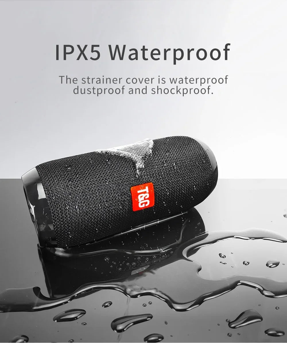 Portable Bluetooth Speaker - Waterproof Wireless Sound Box with Stereo Surround - ZOOMNSTORE