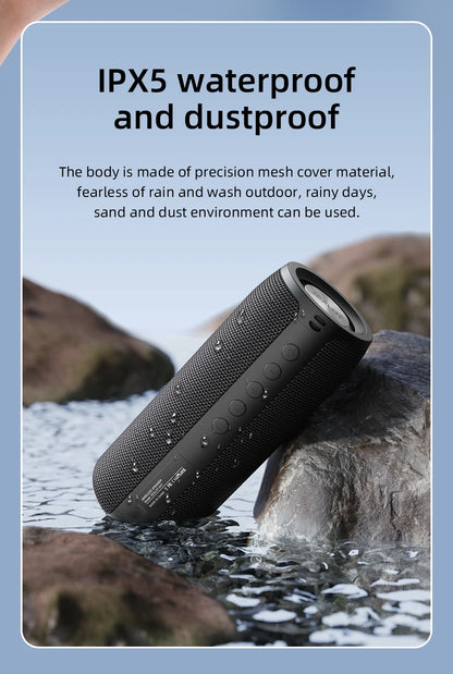 Portable Bluetooth Speaker – ZEALOT S51 Wireless Bass, Outdoor Waterproof, 10W - ZOOMNSTORE