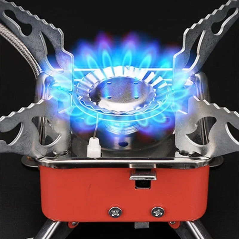 Portable Camping Stove - Foldable Windproof Outdoor Gas Burner for Hiking & Backpacking - ZOOMNSTORE