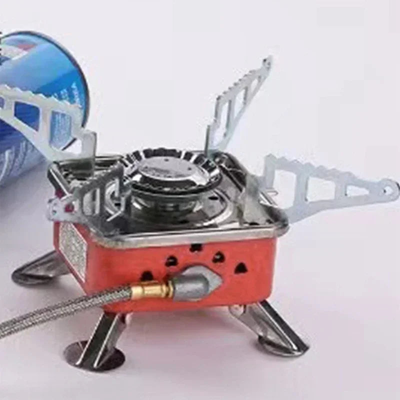 Portable Camping Stove - Foldable Windproof Outdoor Gas Burner for Hiking & Backpacking - ZOOMNSTORE