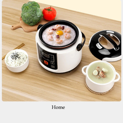 Portable Car Rice Cooker - 2L Electric Multi-Cooker  Food Steamer for 12V24V Vehicles - ZOOMNSTORE