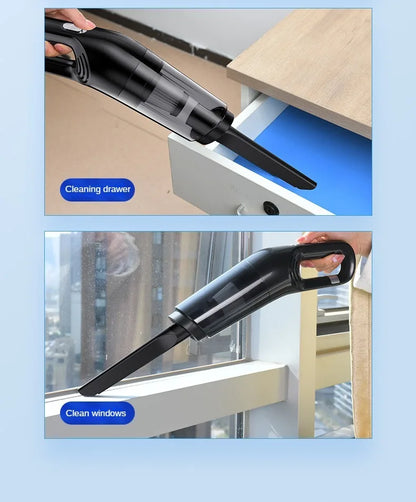 Portable Car Vacuum - Wireless Handheld Cleaning Machine with Powerful Suction - ZOOMNSTORE