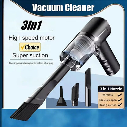 Car Vacuum Cleaner Portable Small Vacuum Cleaner For Multi Purpose Vehicles Small Household Pump Handheld Car Vacuum Cleaner - ZOOMNSTORE