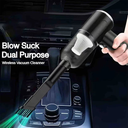 Combination Vacuum Cleaner USB Charging Car Household Vacuum Cleaner Small Car with Fully Automatic High Power Powerful Cleaning - ZOOMNSTORE