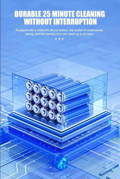 Combination Vacuum Cleaner USB Charging Car Household Vacuum Cleaner Small Car with Fully Automatic High Power Powerful Cleaning - ZOOMNSTORE