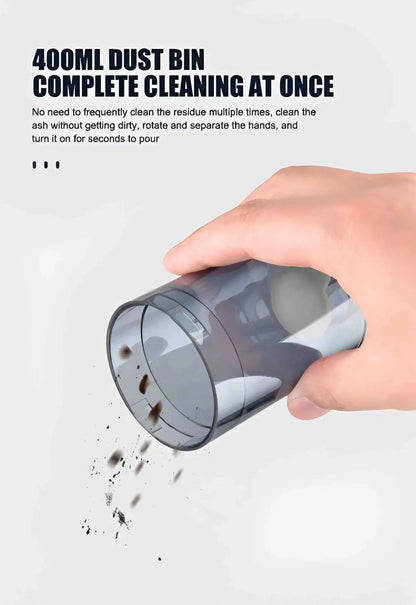 Combination Vacuum Cleaner USB Charging Car Household Vacuum Cleaner Small Car with Fully Automatic High Power Powerful Cleaning - ZOOMNSTORE