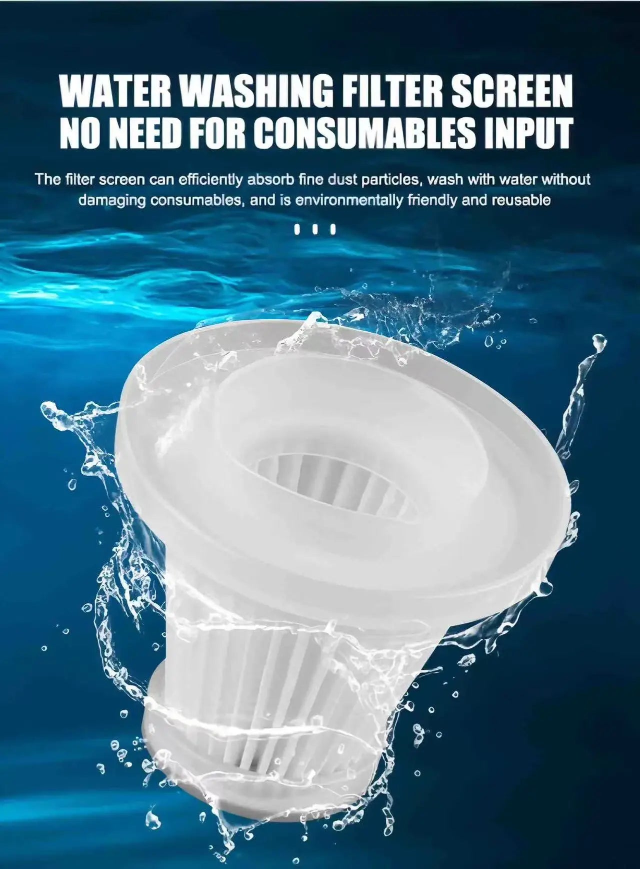 Combination Vacuum Cleaner USB Charging Car Household Vacuum Cleaner Small Car with Fully Automatic High Power Powerful Cleaning - ZOOMNSTORE