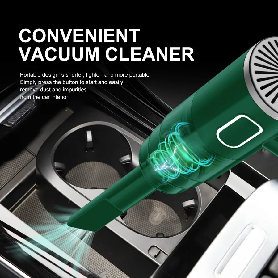 Portable Car Vacuum | Wireless Vacuum Cleaner With Powerful Suction & HEPA Filter - ZOOMNSTORE