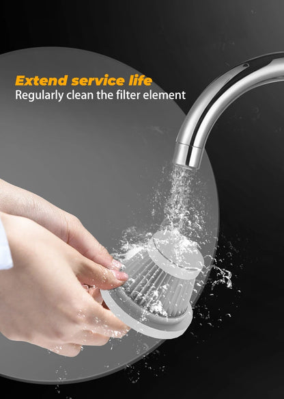 Portable Car Vacuum | Wireless Vacuum Cleaner With Powerful Suction & HEPA Filter - ZOOMNSTORE