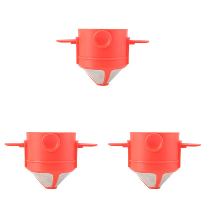 Portable Stainless Steel Coffee Maker - Reusable Drip Filter for Coffee and Tea - ZOOMNSTORE