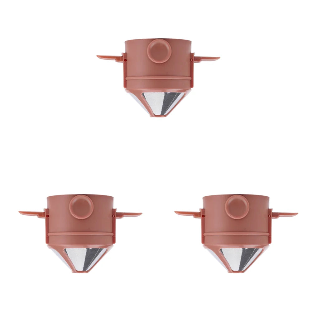 Portable Stainless Steel Coffee Maker - Reusable Drip Filter for Coffee and Tea - ZOOMNSTORE