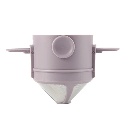 Portable Stainless Steel Coffee Maker - Reusable Drip Filter for Coffee and Tea - ZOOMNSTORE