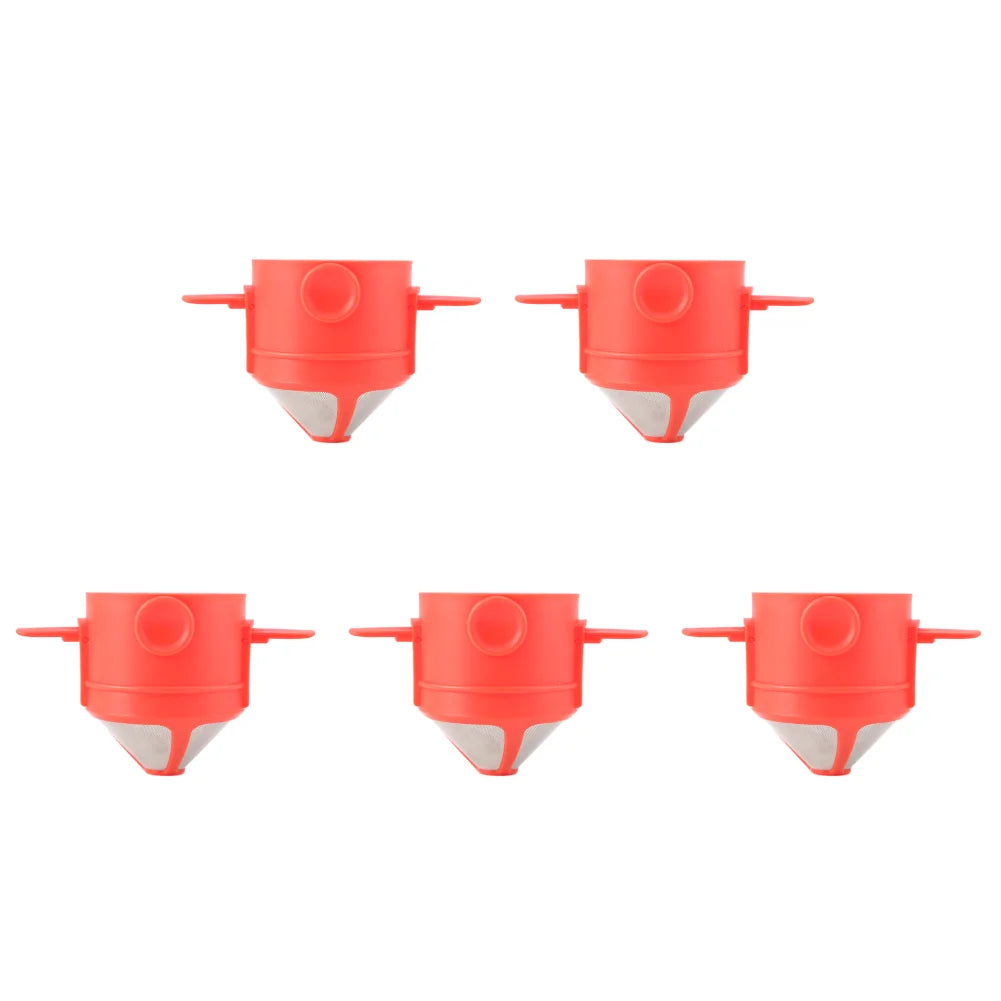 Portable Stainless Steel Coffee Maker - Reusable Drip Filter for Coffee and Tea - ZOOMNSTORE