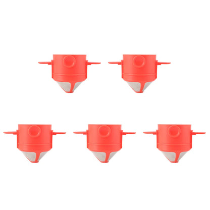 Portable Stainless Steel Coffee Maker - Reusable Drip Filter for Coffee and Tea - ZOOMNSTORE